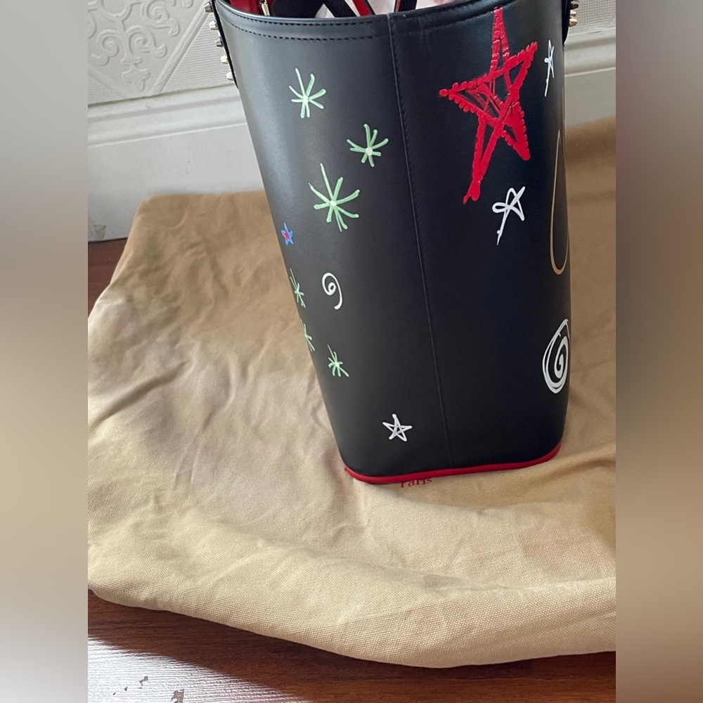 Christian Louboutin Graffiti Cabata Tote Bag - Picture 7 of 10